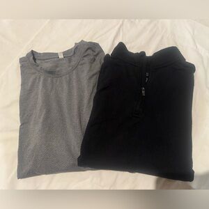 2 Men’s Active Layers: Weatherproof Fleece 1/4 Zip & 90 Degrees Performance Top